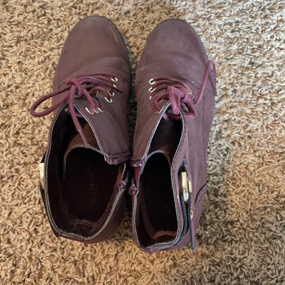 Midnight purple X Appel boots size 8 women’s